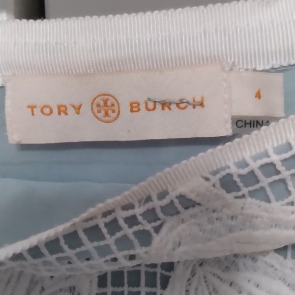 Tory Burch Silk and Cotton Midi Skirt Size 4 - Picture 2 of 3